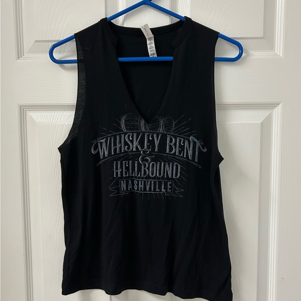Black Whiskey Bent and Hellbound Tank